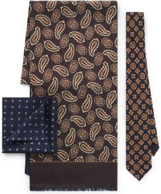 BOSS Runway neckwear gift set in silk