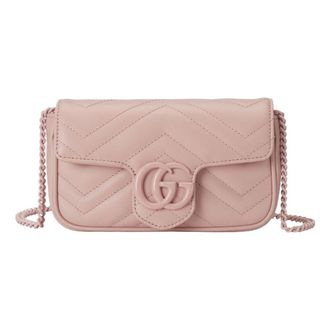 Gucci (WMNS) Gucci GG Marmont Super Mini Bag Light Pink Leather 476433-AACX4-5909