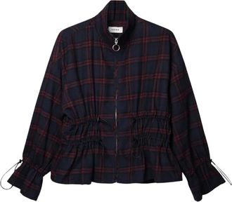 Aaiko Melor Jas - Dames - Jassen - Blauw - Maat: XS Katoen