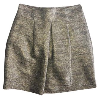 Etro Gold Shimmer Skirt Size S