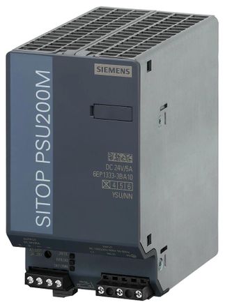 SIEMENS Fuente De Alimentaci&oacute;n Sitop Psu200m, 1 Y 2 Fases Dc 24 V/5 A, 6ep13333ba10
