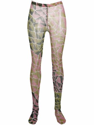 Pucci Collant con stampa - Rosa