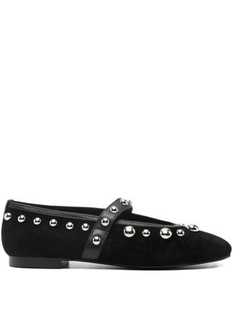 Bibi Lou leather ballet flats - Black