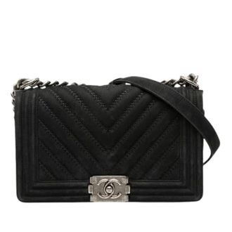 Chanel Pre-owned Boy Flap Bag - Dames - Pre-owned - Zwart - Maat: ONE Size Leer