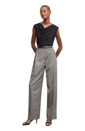 M.M.LaFleur Nora Top - Eco Soft Wave in Black at Nordstrom, Size Xx-Large