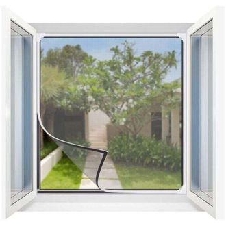 OEM Mosquitera Para Ventana Con Innovadora Fijaci&oacute;n Magn&eacute;tica Mosquitera De Hasta 150 X 130 Cm Recortable A Medida, Sin Necesidad De Taladrar Ni Atornilla