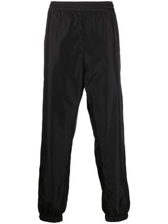 Msgm logo-print track pants - Black
