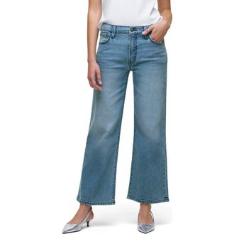 Hudson Rosalie High Waist Wide Leg Ankle Jeans in Chiara at Nordstrom Rack, Size 30