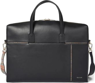 Paul Smith Borsa porta pc a righe - Nero