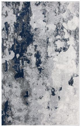 Safavieh Alfombra azul marino/gris 155 x 229 cm