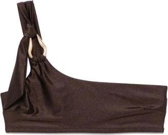 Zimmermann Chocoladebruine Bikini Top - Dames - Bikinis - Bruin - M - Badmode
