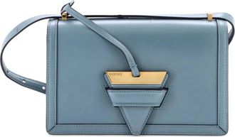 Loewe Barcelona Leather Medium shoulder bag - Blauw