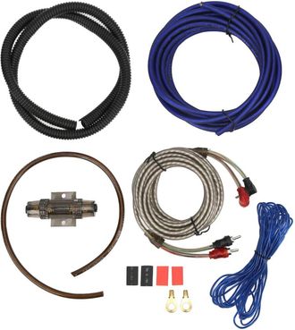 OEM Kit De Cableado Universal Para Amplificador De Potencia De Subwoofer De Coche De 8 Ga (con Fusible)