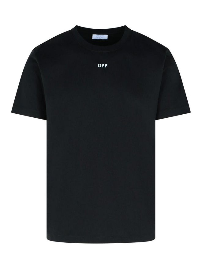 Black Cotton T-Shirt