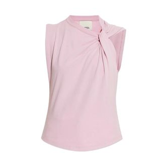 Isabel Marant Nayda T-shirt - female - Isabel Marant - Sleeveless Tops - Pink - L - Tops