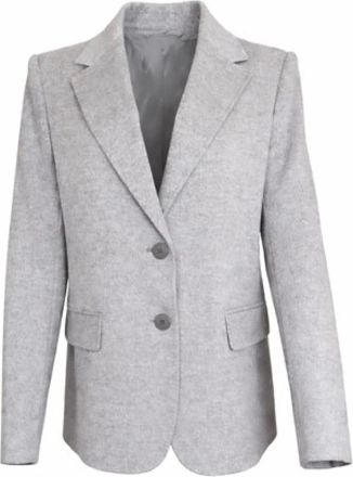 Max Mara Blazer Folgore - Jackets - Mujer - Gris - M