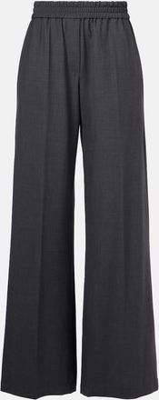 Brunello Cucinelli Pantaloni a gamba larga in misto lana