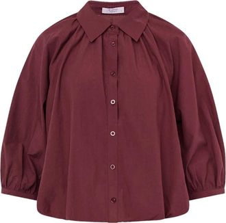 Sisters Point Gifa-Sh Blouse - Dames - Blouses & Shirts - Rood - Maat: XS Poliester