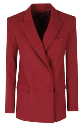 Federica Tosi Ruby Frescolana Double-Breasted Polyester-Blend Blazer