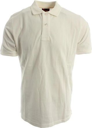 Parajumpers Gangapuma PM POE Y26 Polo - Heren - Polos - Wit - L - Katoen - Tops