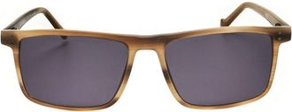 Hackett Mens Brown Rectangular Sunglasses HEBS209