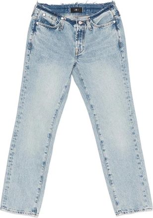 7 For All Mankind Frayed-trim Jeans