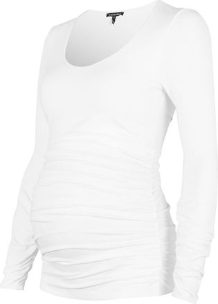 Isabella Oliver The Scoop Maternity Top in Pure White at Nordstrom, Size 0