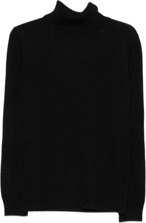 KANGRA Ribbed Turtleneck Sweater In Wool
