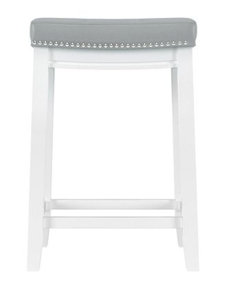 Linon Claridge Wood Counter Stool