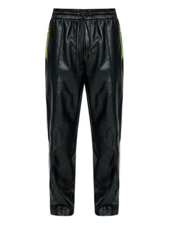 Casablanca leather trousers - Black
