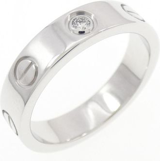 Cartier White Gold White Gold (18K) Band Ring (Pre-Owned)