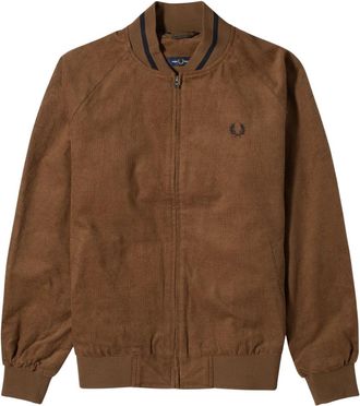Fred Perry Shaded Stone Waffle Cord Tennis Bruin Bomberjack