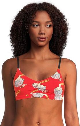 MeUndies Feel Free Ruched Bralette Womens Bra Send Noods 2.0 : XS, Elastane/Modal/Synthetic
