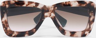 Roksanda Ilincic Roksanda X Cutler And Gross Havana/brown Gradient Su001 Oversized Sunglasses