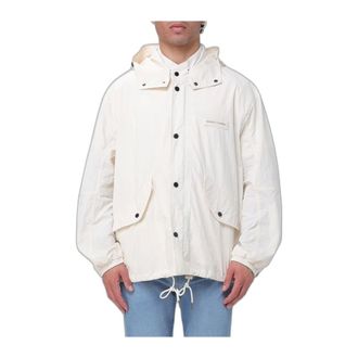 A|X Armani Exchange Giacca a vento con cappuccio - - Jackets - Uomo - Beige - L