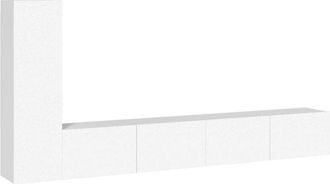 vidaXL Vidaxl - 3 Piece tv Cabinet Set White Engineered Wood