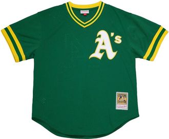 Mitchell & Ness T-shirt MLB Athletics Reggie Jackson 1987 - Verde