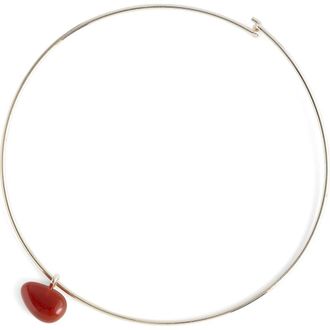 Madewell Semiprecious Wire Choker Necklace in Red at Nordstrom