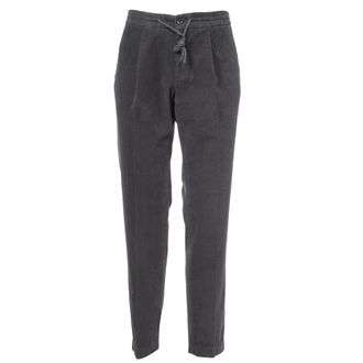 Incotex Broeken, Heren, Grijs, L, Katoen, Slim-fit broek