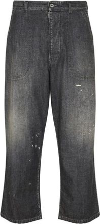Maison Margiela Heren, Jeans, Grijs, Maat: W31 Katoen