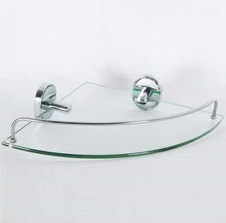 Trade Shop Trade Shop - Estante De La Esquina Esy52020 Glass Ducha Almacenamiento Ba&ntilde;o Estante Triangular
