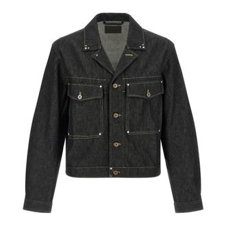 Christophe Lemaire Trucker Heavy Denim Jacket - male - Lemaire - Denim Jackets - Black - M - Jackets