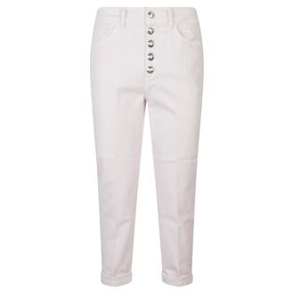 Dondup Koons Loose-fit Jeans - female - Dondup - Cropped Jeans - Pink - W28 - Jeans