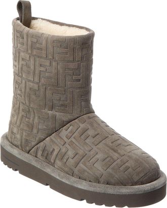 Fendi Fendi Apres Chic Ff Suede Boot
