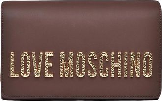 Love Moschino Bolso de hombro efecto engomado - Bags - Mujer - Marr&oacute;n - ONE SIZE