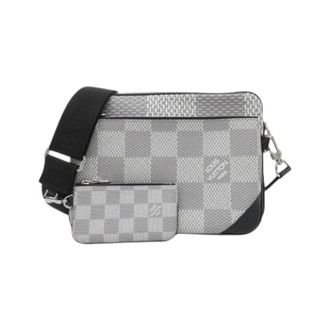 Louis Vuitton Pre-owned Vintage Canvas Pouch - Heren - Pre-owned - Grijs - Maat: ONE Size