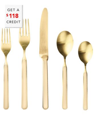Mepra 20Pc Fantasia Ice Flatware Set