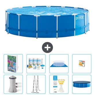 Intex Piscina Con Estructura Redonda - 457x122 Cm - 9-piezas S548