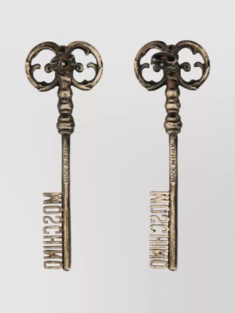 Moschino key design statement earrings