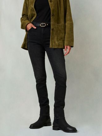 Fat Face FatFace Shenley Washed Black Slim Jeans